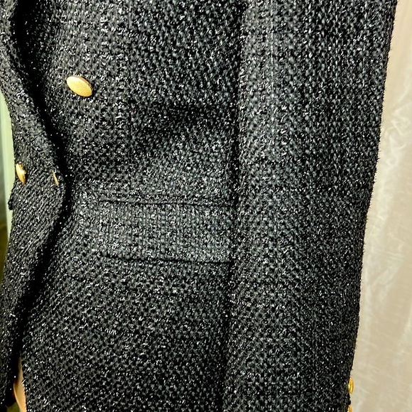 Jason Wu [Medium ~ NWT] Blazer - Black Metallic Tweed - Picture 13 of 14